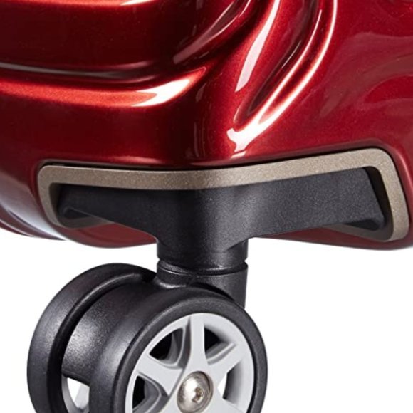 Zimtown 3 Piece Spinner Luggage Set, TSA Lock, Hard Shell  Red fashionable and beautiful suitcase